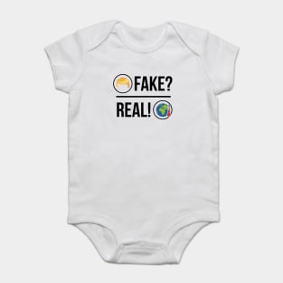 Trump's Hair vs Climate Change Baby Bodysuit